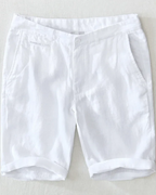 Pantalones cortos de lino Lisbo
