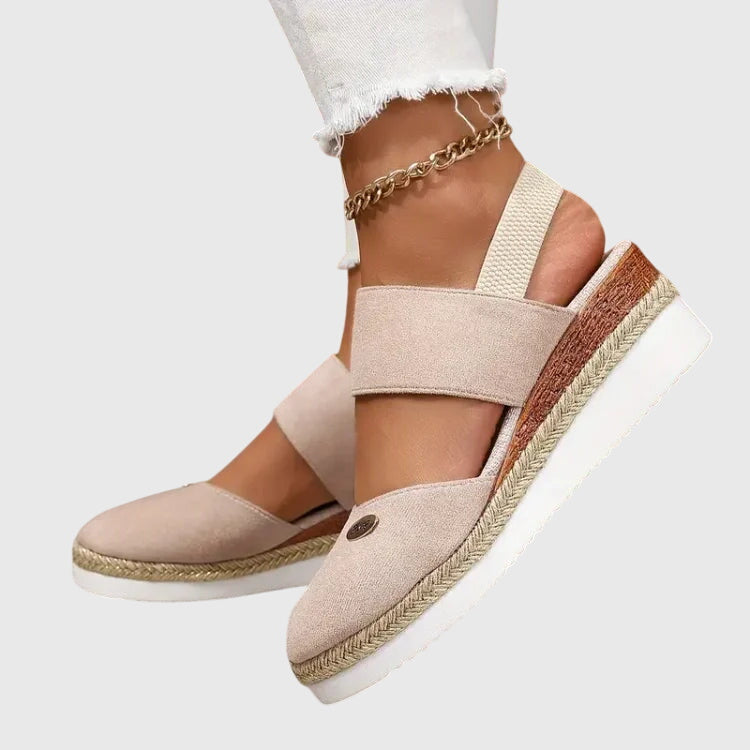 Sandalia Cuña Textil