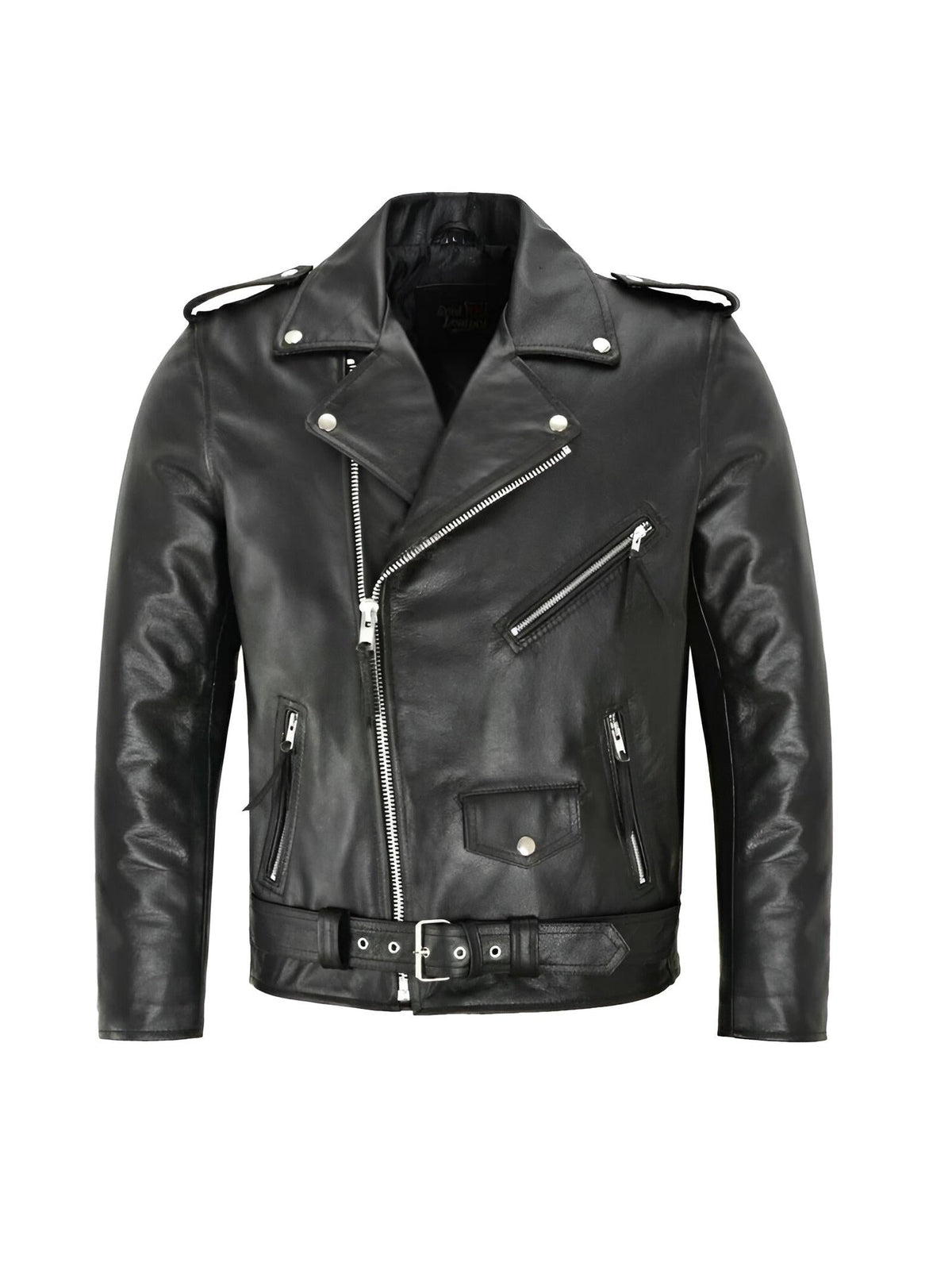 Austin™ | Chaqueta de Cuero Clásica Biker
