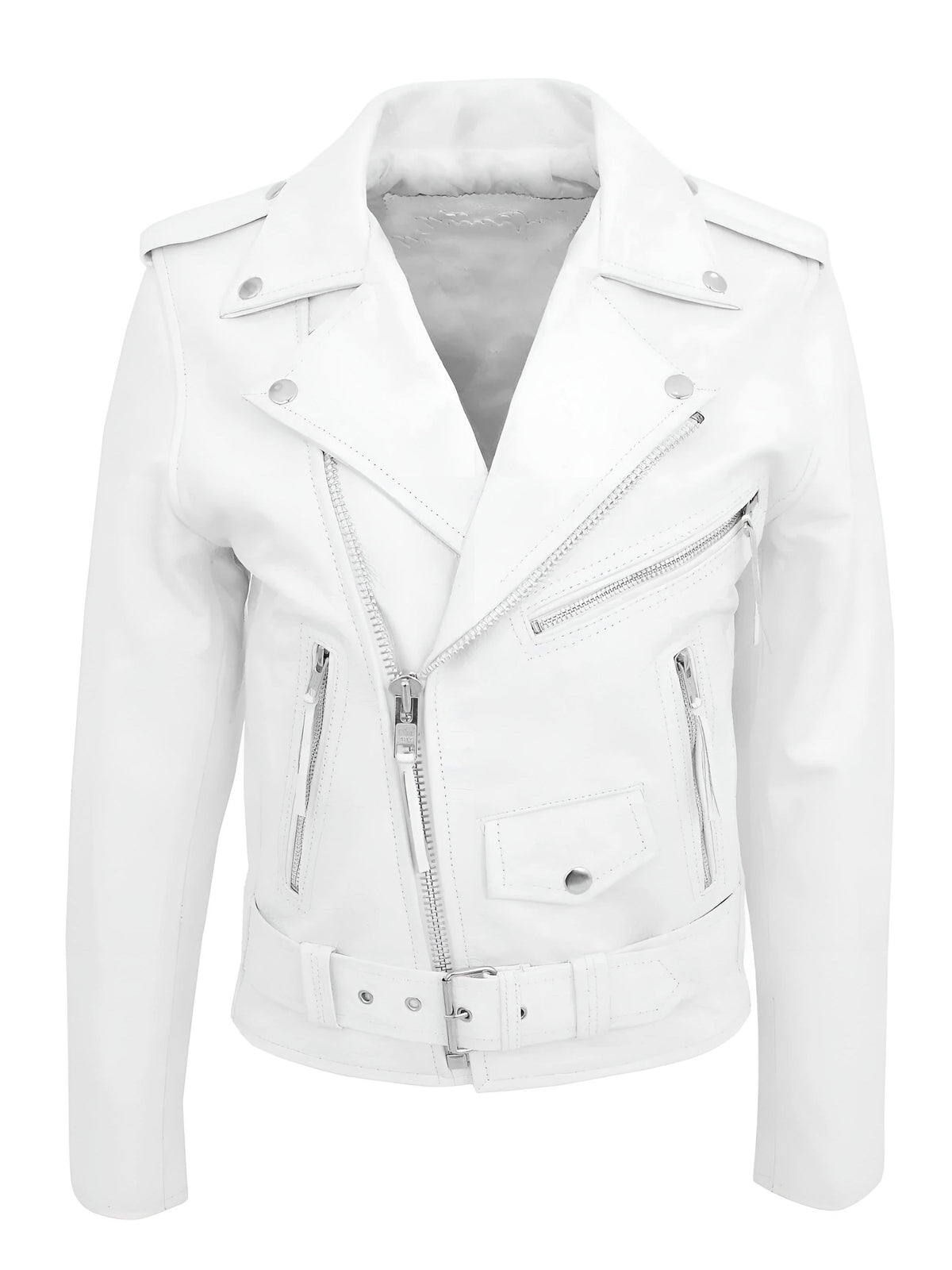 Austin™ | Chaqueta de Cuero Clásica Biker