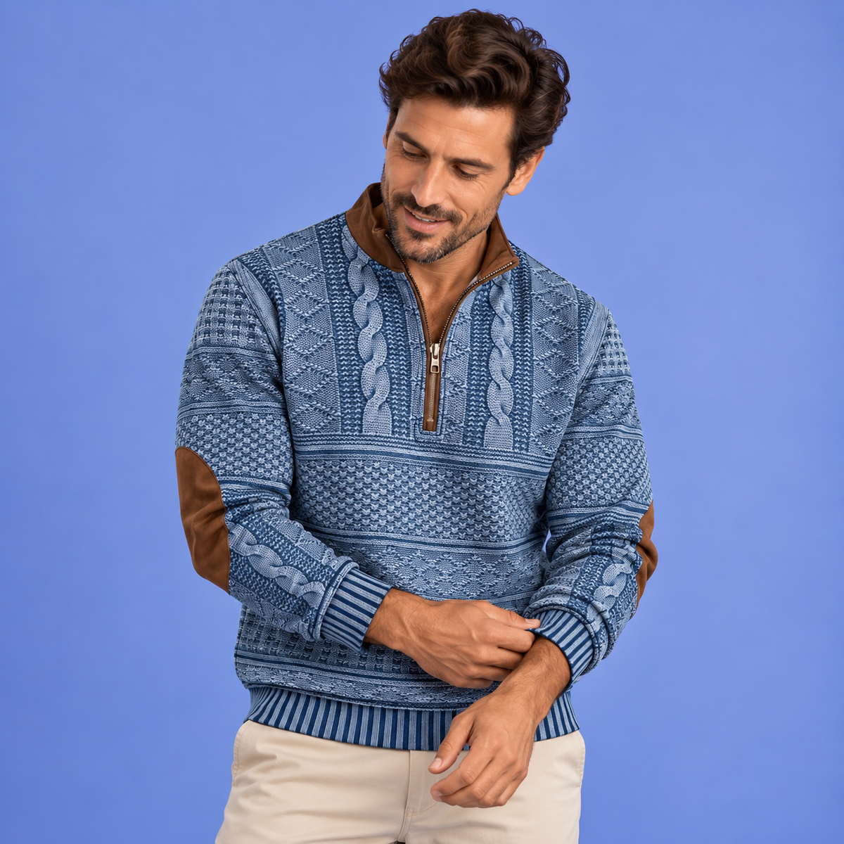 Charles™ | Sudadera con media cremallera