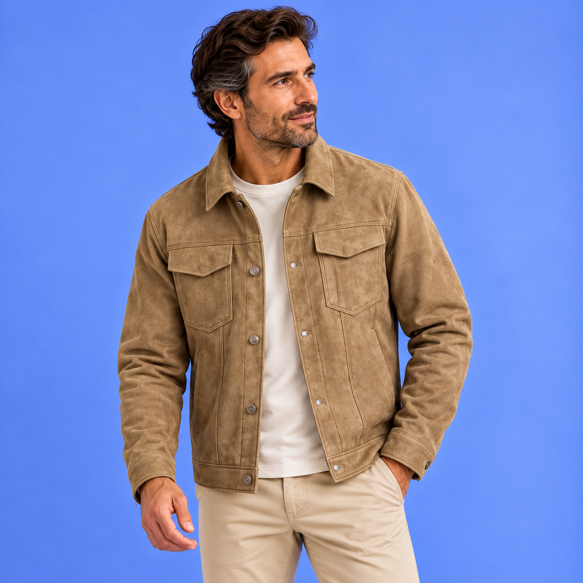 Marcio™ | Chaqueta de cuero elegante