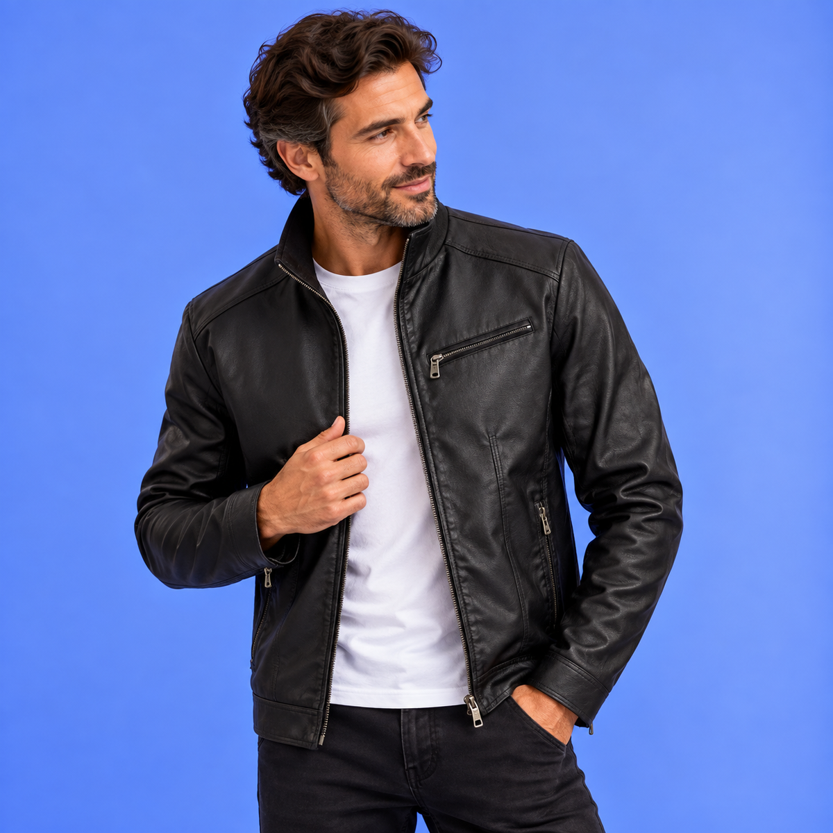 Manuel™ | Chaqueta Casual de Cuero