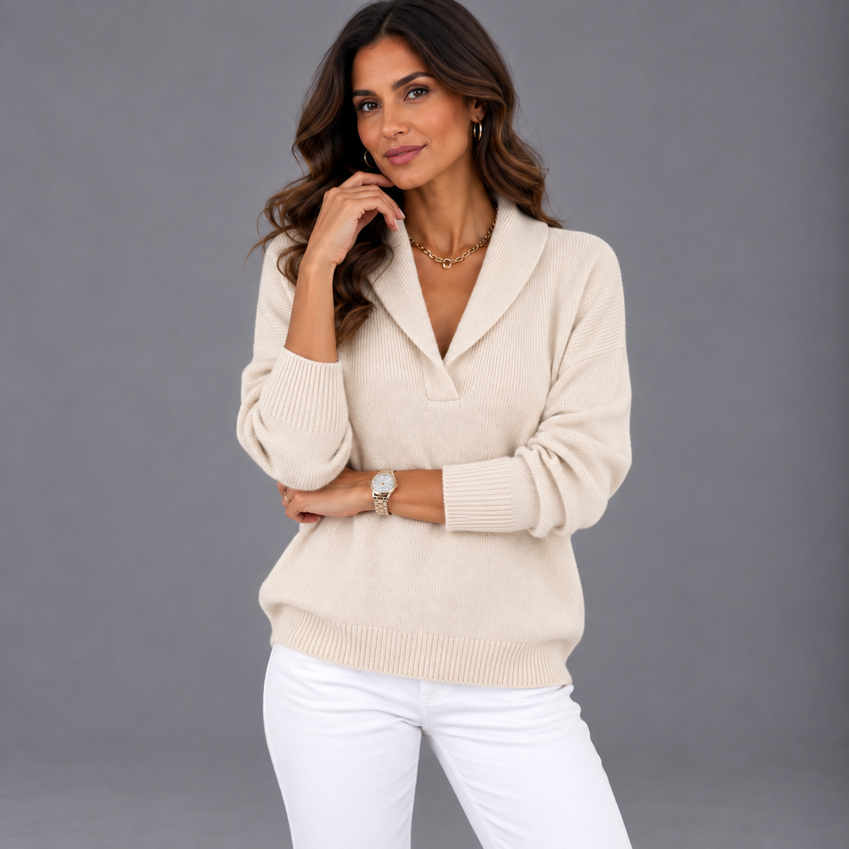 Antonine™ | Jersey con cuello en V