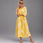 Vestido casual de mujer con estampado floral