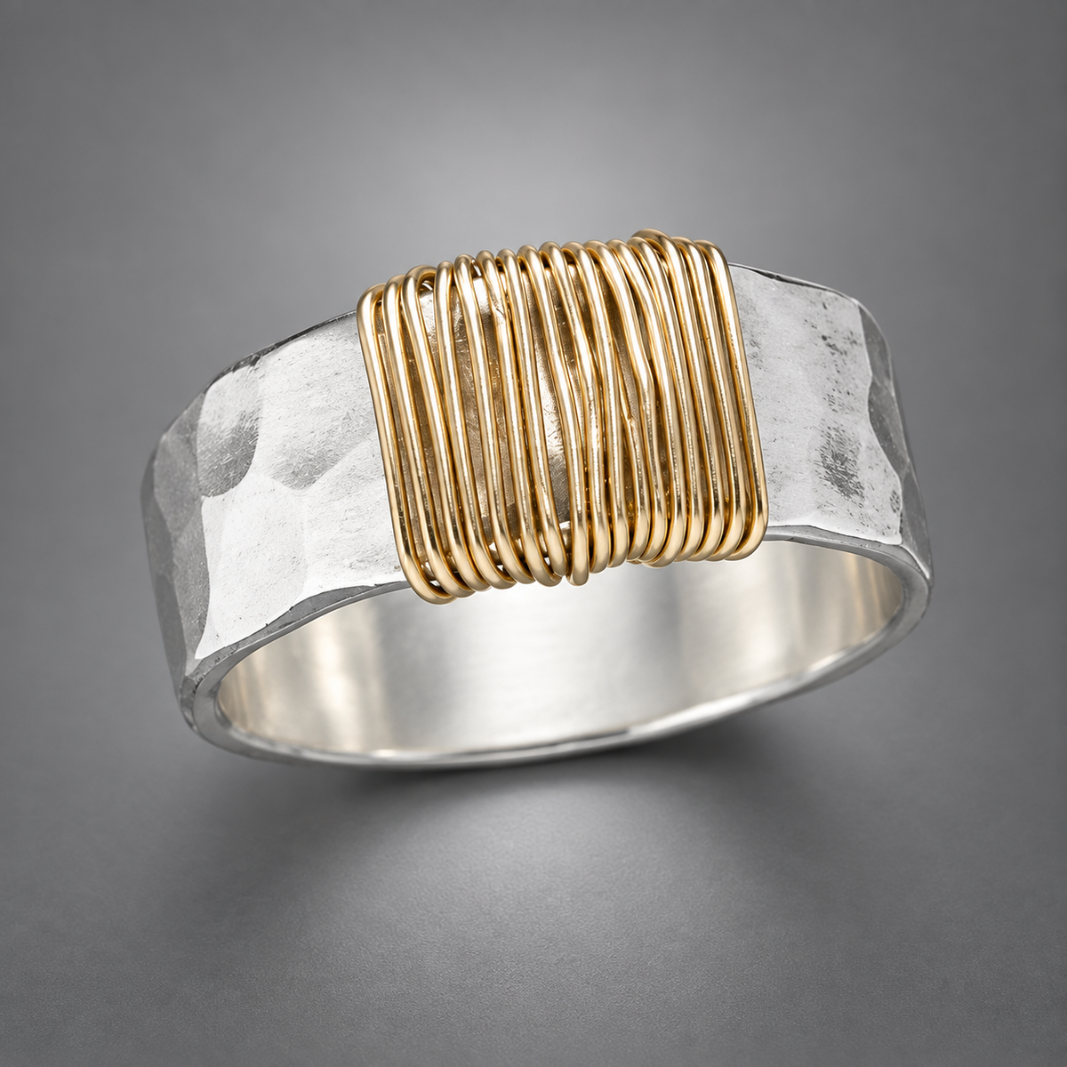 Anillo Boho Hilos Dorados