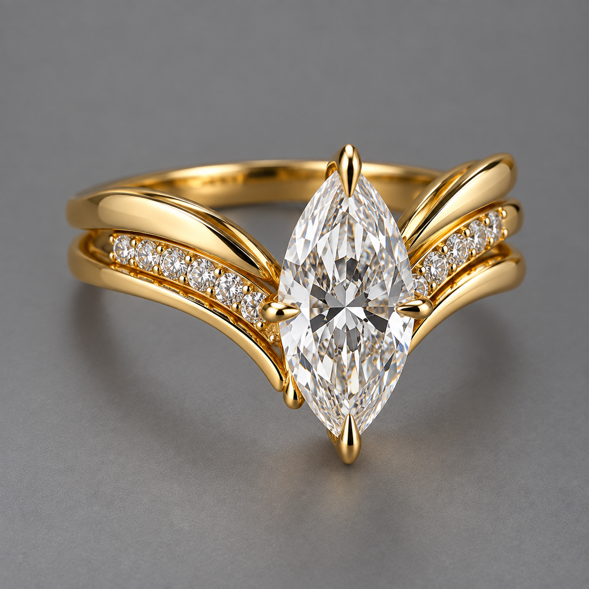 Anillo de Oro Gota Real