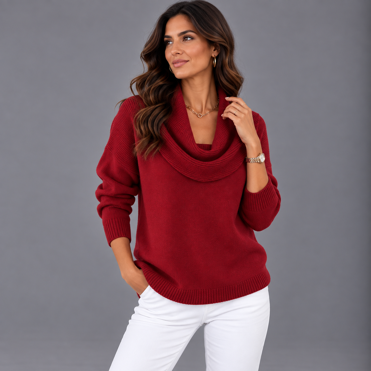 Juliette™ | Jersey con cuello vuelto