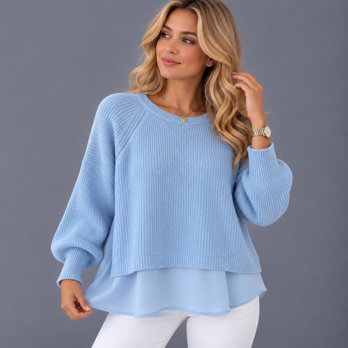 Kestlyn™ | Jersey con efecto de capas