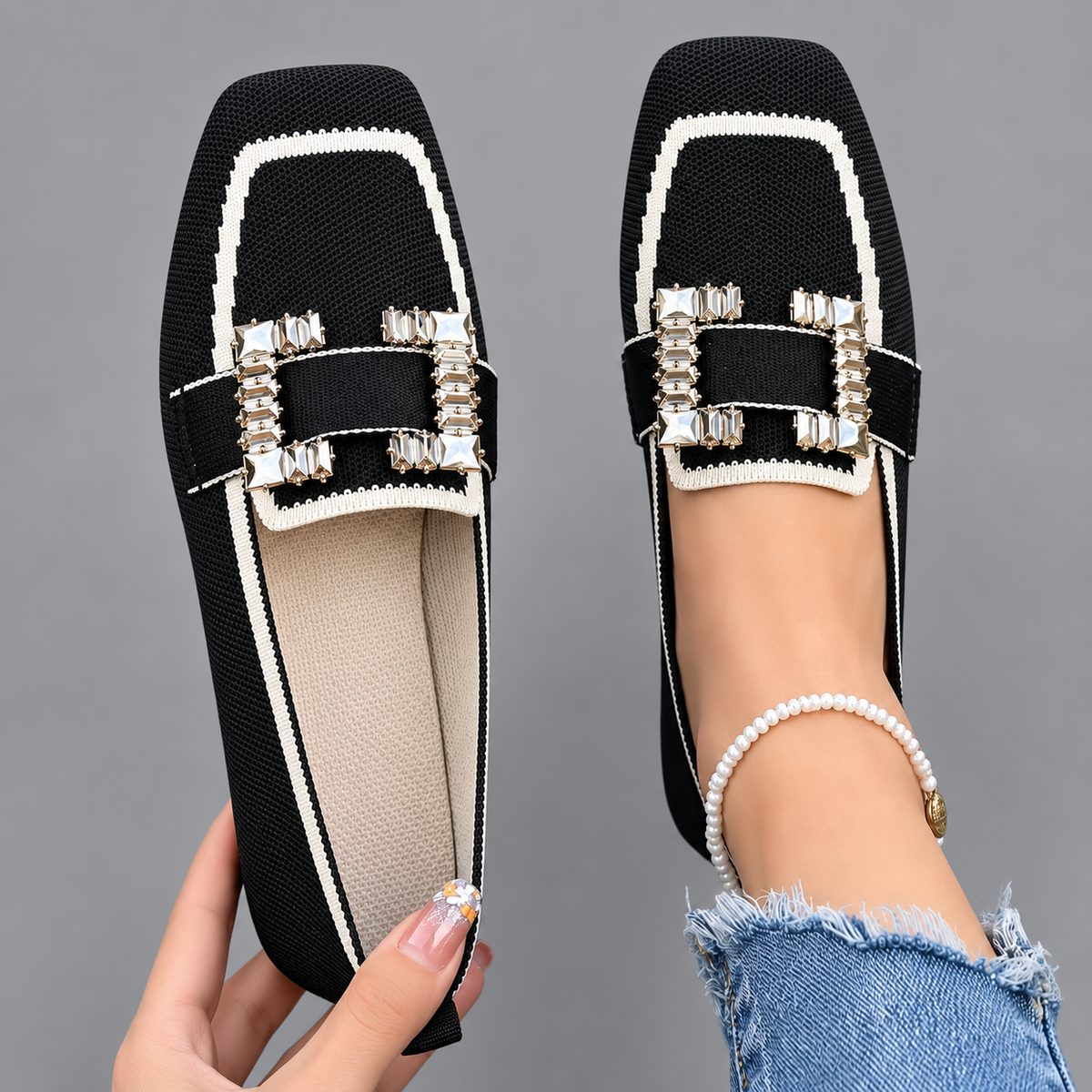 Mocasín Perla Cristal