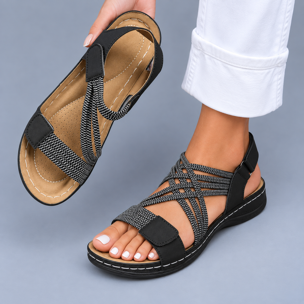 Sandalias Ergonómicas Cruzadas