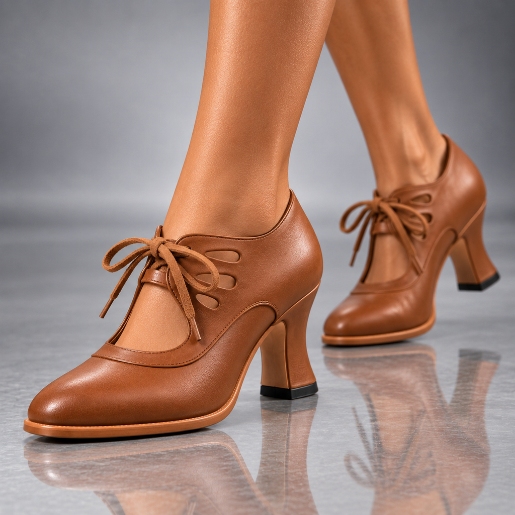 Audrey | Tacones con cordones