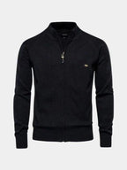 Jacquard™ | Cárdigan de punto con cremallera