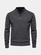 Jacquard™ | Cárdigan de punto con cremallera