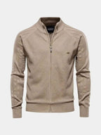 Jacquard™ | Cárdigan de punto con cremallera
