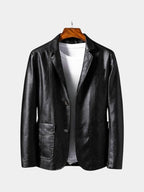 Jonas™ | Chaqueta de cuero color caramelo