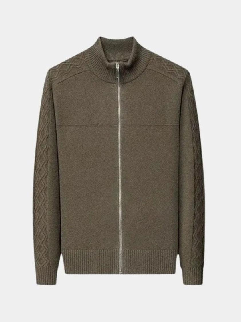 Magnus™ | Sudadera de Cachemira con Cremallera
