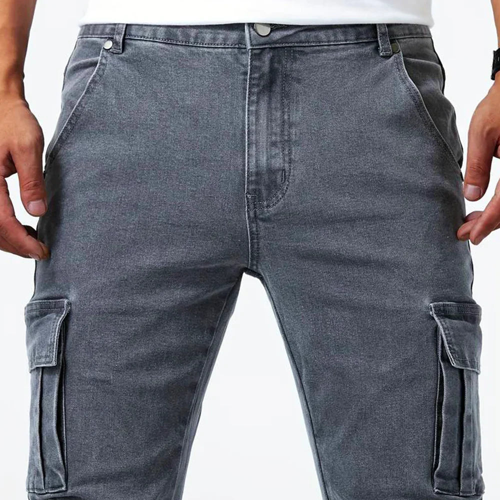 Vandeli™ | Jeans cargo elásticos