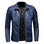 Francisco™ | Chaleco de cuero con cuello stand