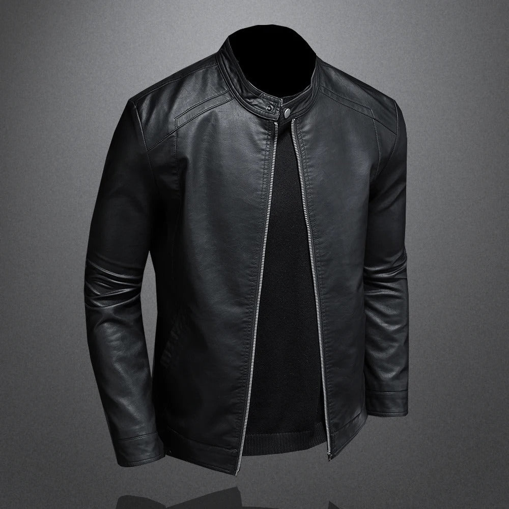 Pablo™ | Chaqueta de cuero clásica