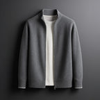 Harvey™ | Cárdigan elegante de lana con cremallera