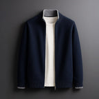 Harvey™ | Cárdigan elegante de lana con cremallera